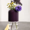 Kapseli maljakko purppura/kirkas