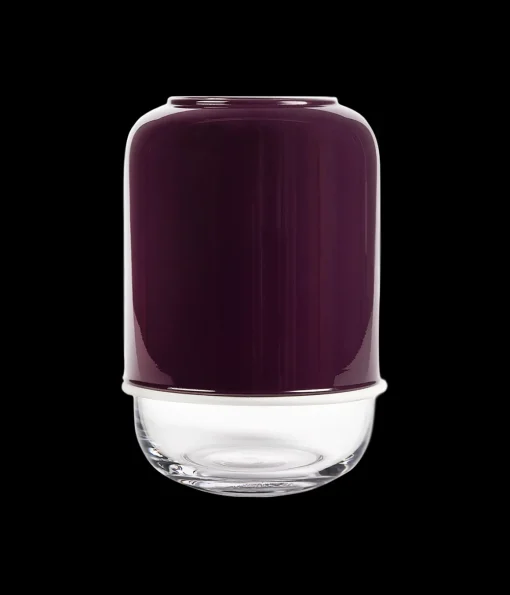 Kapseli maljakko purppura/kirkas