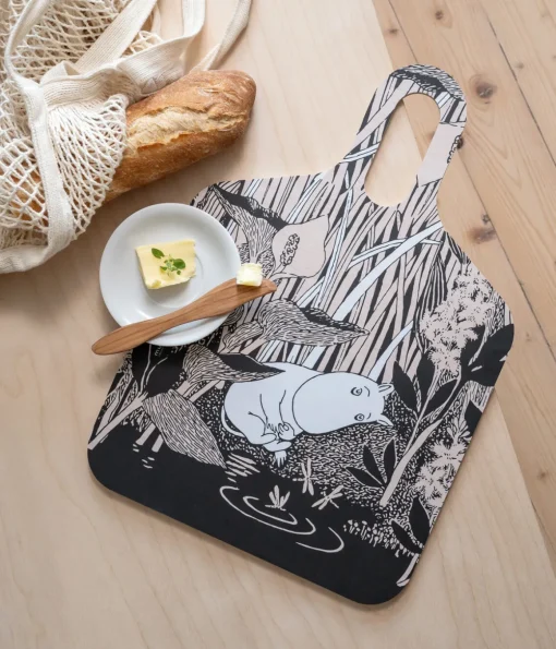 Muumi Chop&Serve -lauta Lampi 30x44cm