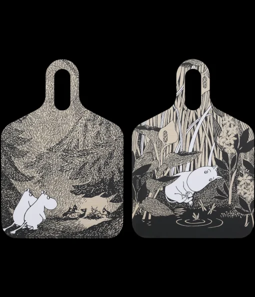 Muumi Chop&Serve -lauta Lampi 30x44cm