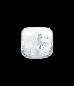 Muumi kynttilälyhty/kulho Lumisade 8cm