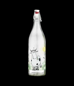 Muumi lasipullo Niitty 1L