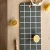 Ruudut & Raidat Chop & Serve -leikkuu-/tarjoilulauta vihreä/beige 18x44cm
